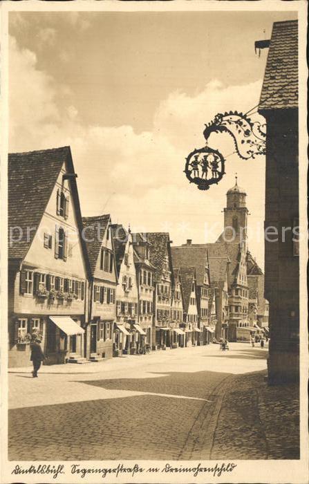 Dinkelsbuehl Strassenpartie