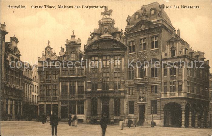 Bruxelles Bruessel Grand Place Maisons des Corporations