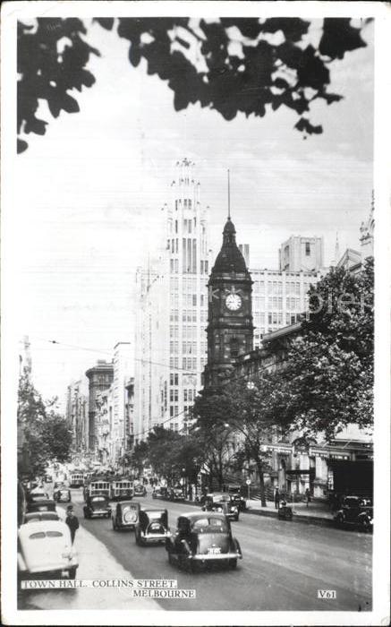 Melbourne Australia Town Hall Collins Street