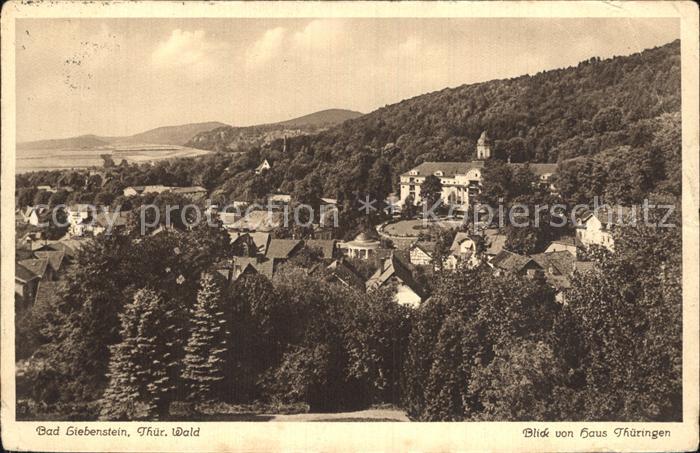 Bad Liebenstein Blick vom Haus Thueringen