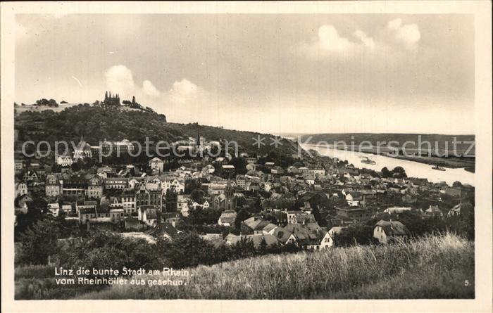 Linz Rhein Blick vom Rheinhoeller
