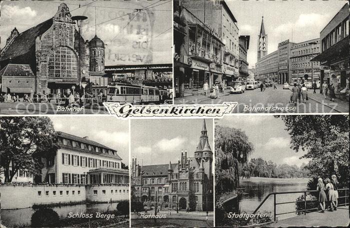 GELSENKIRCHEN NRW Bahnhofstrasse Schloss-Berge
