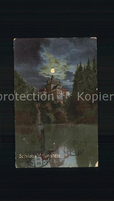 Waldheim Sachsen Kuenstlerkarte Schloss Kriebstein