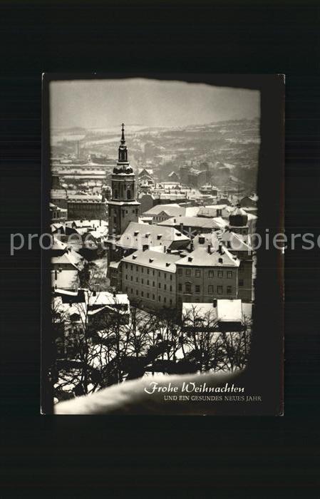 Greiz Thueringen Weihnachtskarte