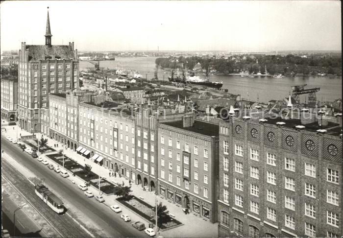 ROSTOCK CITY Lange Strasse und Stadthafen