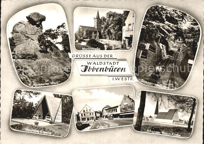 Ibbenbueren Hockendes-Weib Sommerrodelbahn Marktstrasse