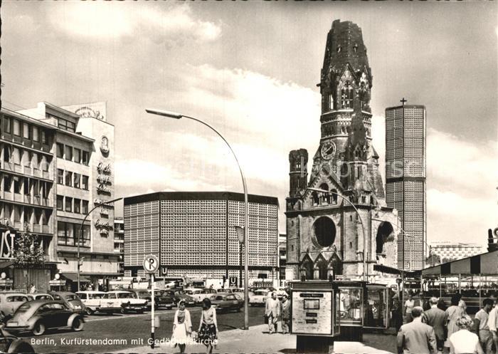 BERLIN CITY Kurfuerstendamm mit Gedaechtniskirche
