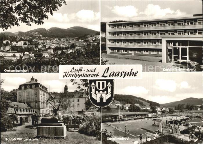 Laasphe Bad Kurklinik Emmaburg Schloss-Wittgenstein