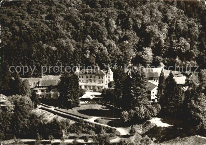 BADENWEILER BW Sanatorium Schloss Hausbaden Fliegeraufnahme