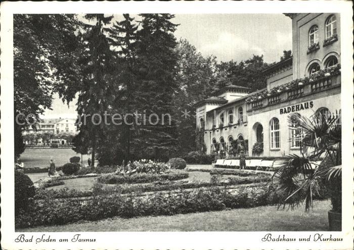 Bad Soden Taunus Badehaus und Kurhaus