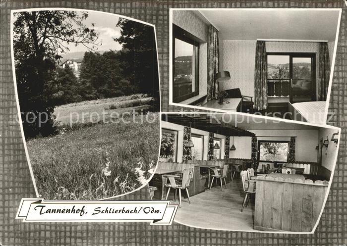 Schlierbach Lindenfels Odenwald Tannenhof Restaurant