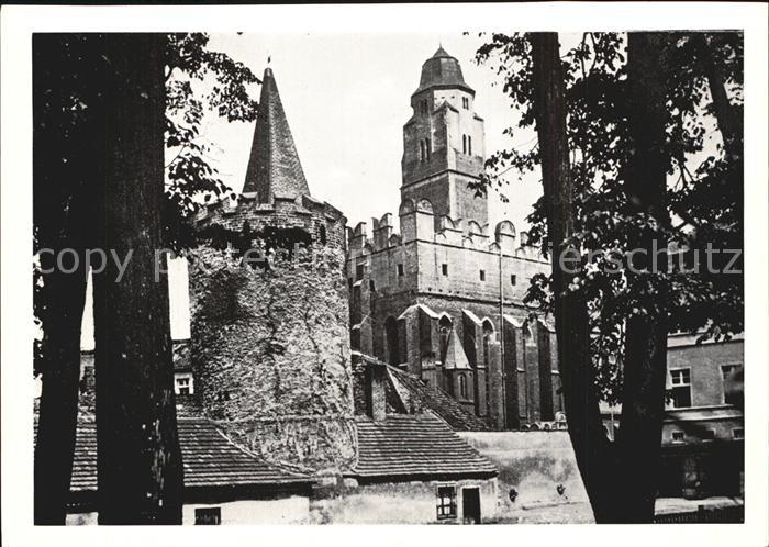 Patschkau Schlesien Wehrturm an der Stadtmauer