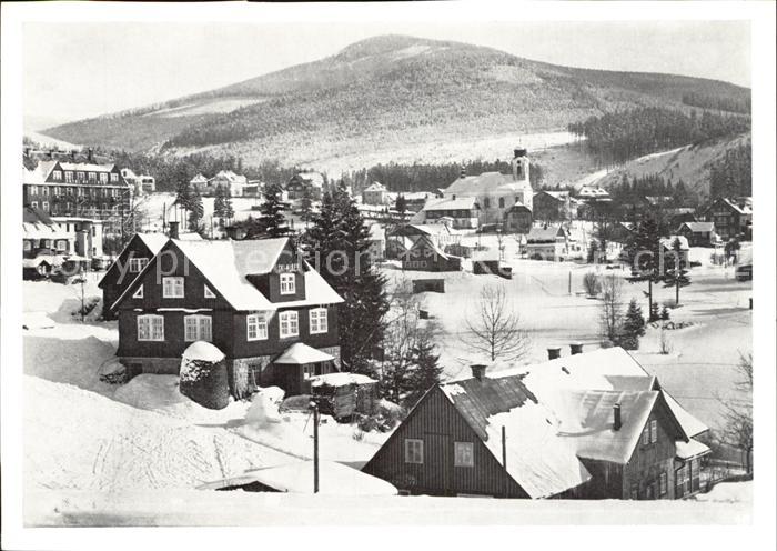 Harrachsdorf Harrachov Ortspartie im Winter