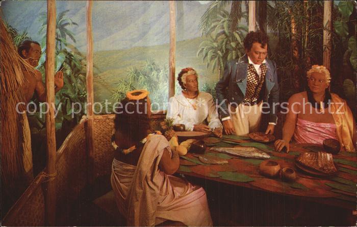 Adel Hawaii King Kamehameha II. Liholiho Eating Tabu Broken in 1819