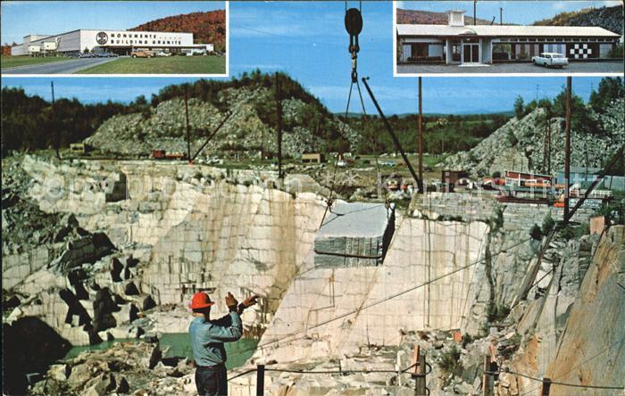 Tagebau Daylight Mining Rock of Age Granite Quarry Barre Vermon