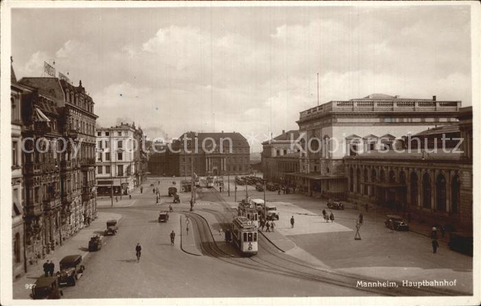 Strassenbahn Hauptbahnhof Mannheim