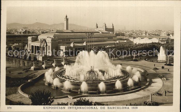 Exposicion Internacional Barcelona 1929 Fuente Monumental