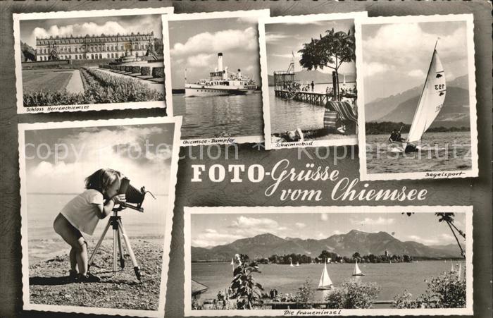 Fotograf Fotokunst Kind Chiemsee Segelsport Dampfer Schwim