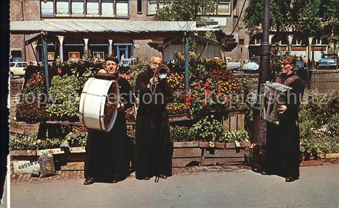 Musikanten Bloemenmarkt Amsterdam Trommel Trompete