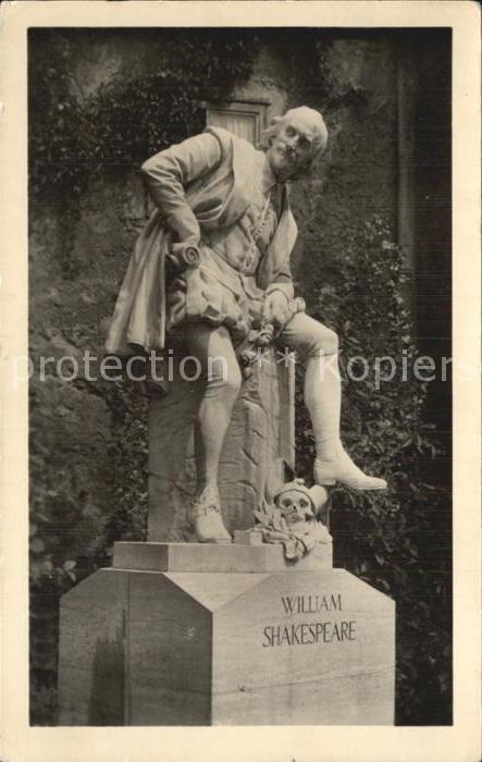 Shakespeare William Denkmal Weimar