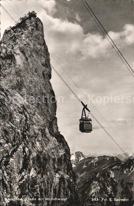 Seilbahn Rauschberg Hoerndlwand Foto-E.-Baumann-Nr. 363