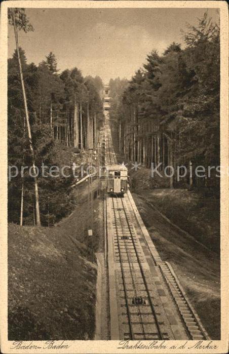 Zahnradbahn Merkur Baden-Baden