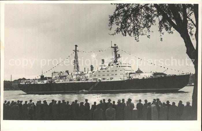 Schiffe Ships Navires Atomeisbrecher Lenin