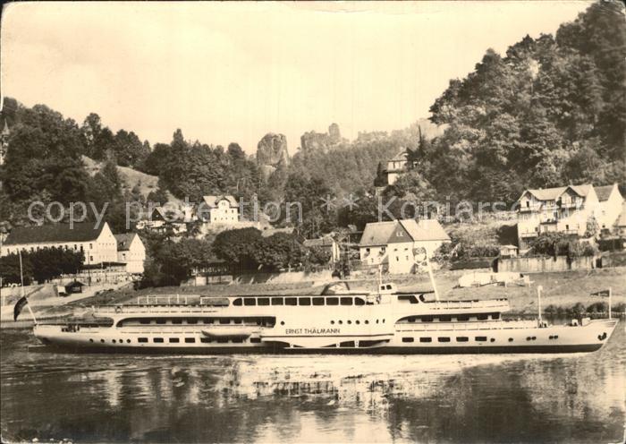 Motorschiffe MS Ernst Thaelmann Weisse Flotte Dresden