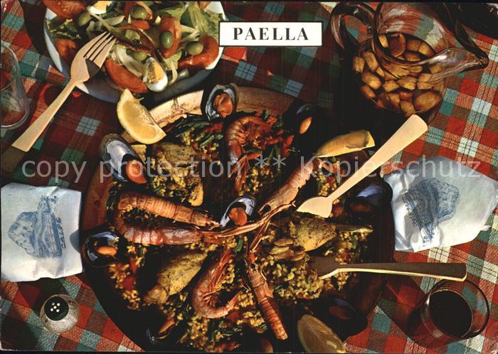 Lebensmittel Paella Spanien