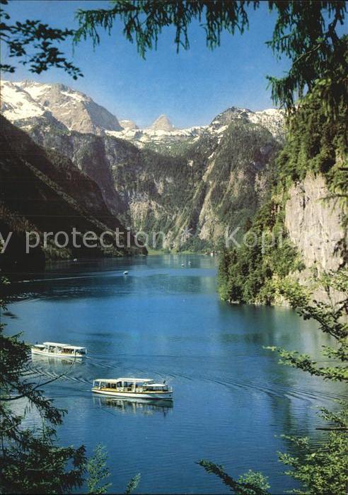 Motorschiffe Koenigssee Steinernes Meer