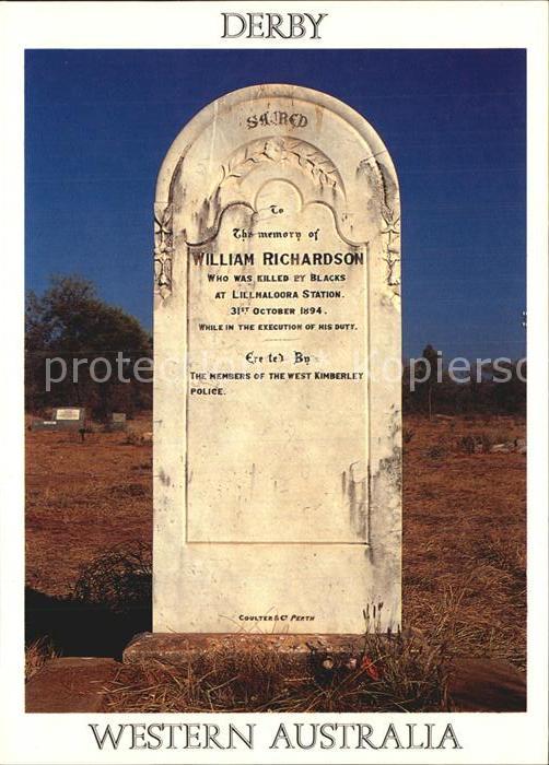 Tod P.C. Richardson Grave Derby West Kimberly Western Australia