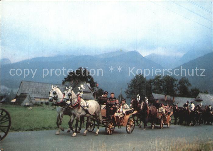 Pferdekutschen Zakopane Jesien Tatrzanska