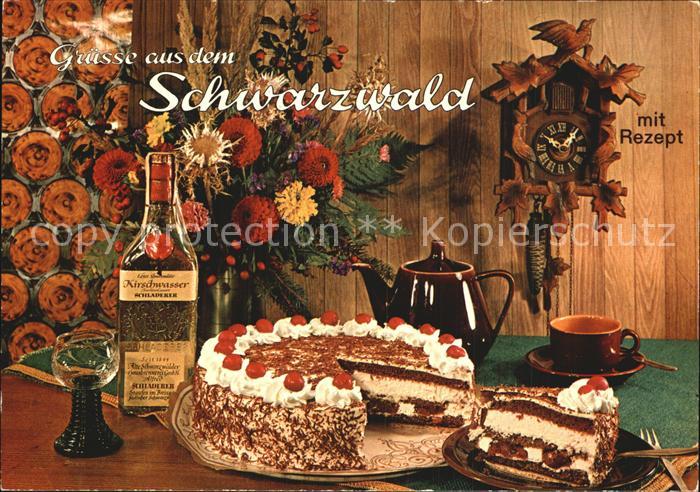 Lebensmittel Rezept Schwarzwaelder Kirschtorte