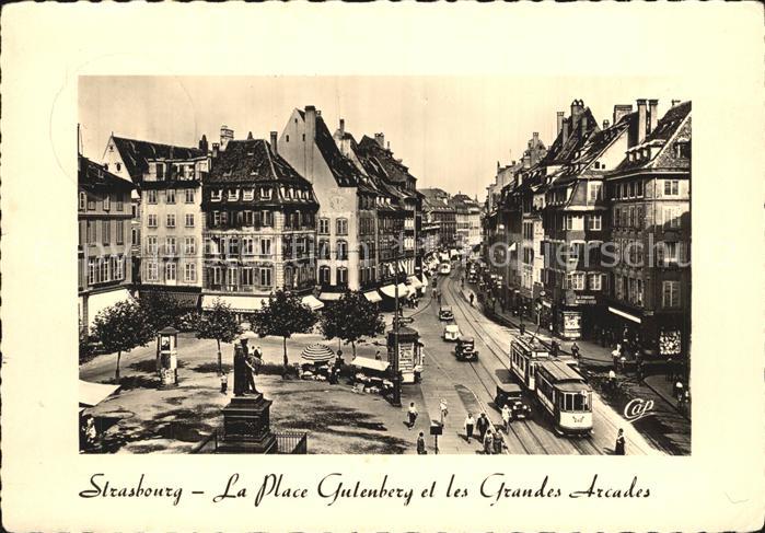 Strassenbahn Strasbourg Place Gutenberg Grandes Arcades