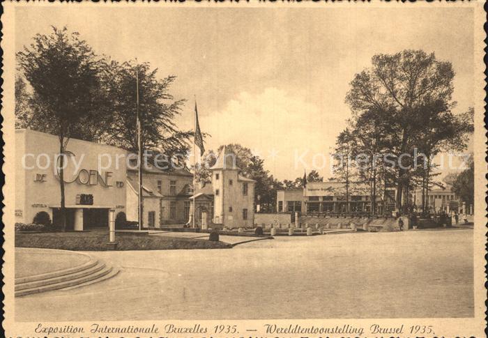 Exposition Internationale Bruxelles 1935 Avenue Astrid