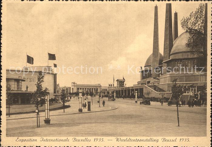 Exposition Internationale Bruxelles 1935 Avenue Astrid