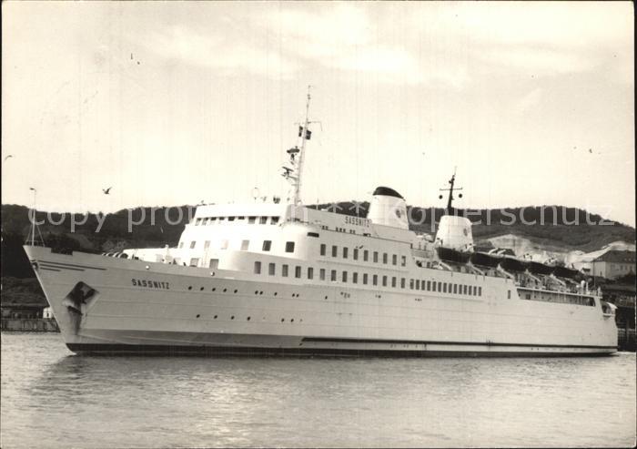 Faehre Ferry Bac Traghetto-- Reichsbahnfaehrschiff Sassnitz