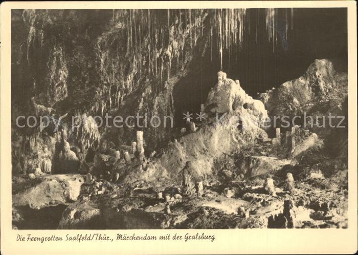 Hoehlen Caves Grottes Feengrotten Saalfeld Maerchendom Gralsburg