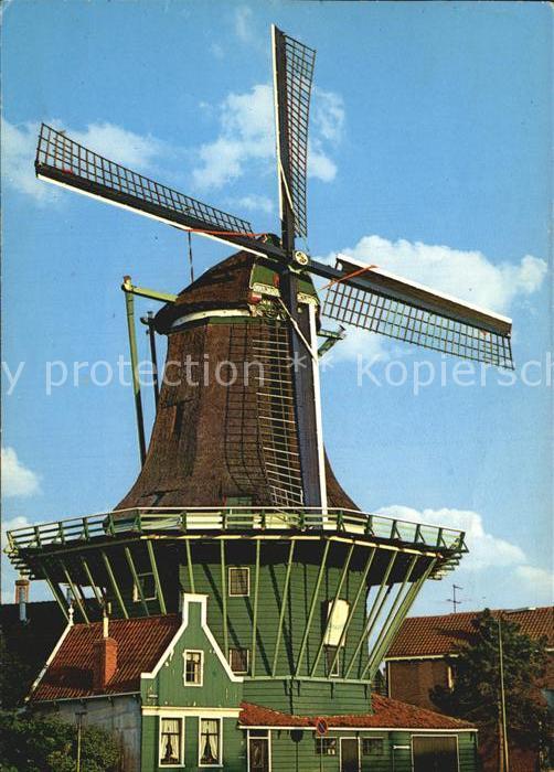 Windmuehle Zaandijk De Bleke Dood