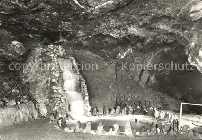 Hoehlen Caves Grottes Friedrichroda Marienglashöhle Höhlensee