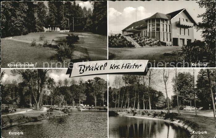 Brakel Westfalen Kaiserbrunnen Kurhotel Kurpark