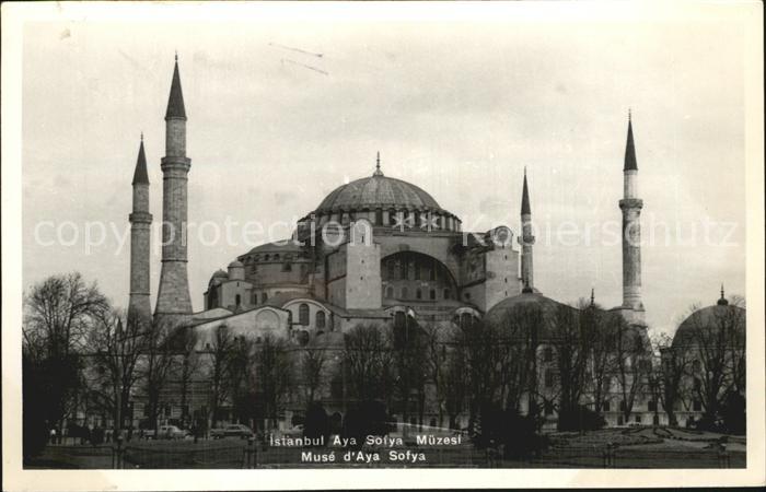 Istanbul Constantinopel Aya Sofya Muezesi Museum
