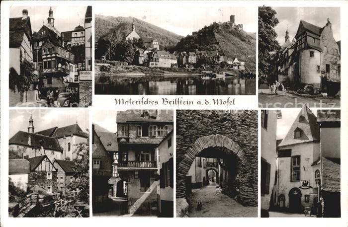 Beilstein Mosel Teilansichten Altstadt Burg