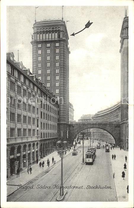 Stockholm Pagod Soedra Kungstornet