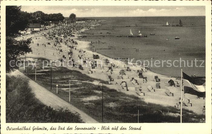 Groemitz Ostseebad Strand Promenade