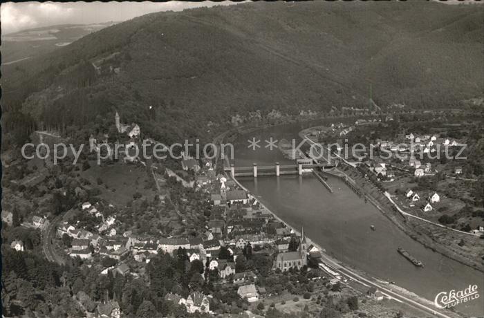 Hirschhorn Neckar Luftkurort Fliegeraufnahme