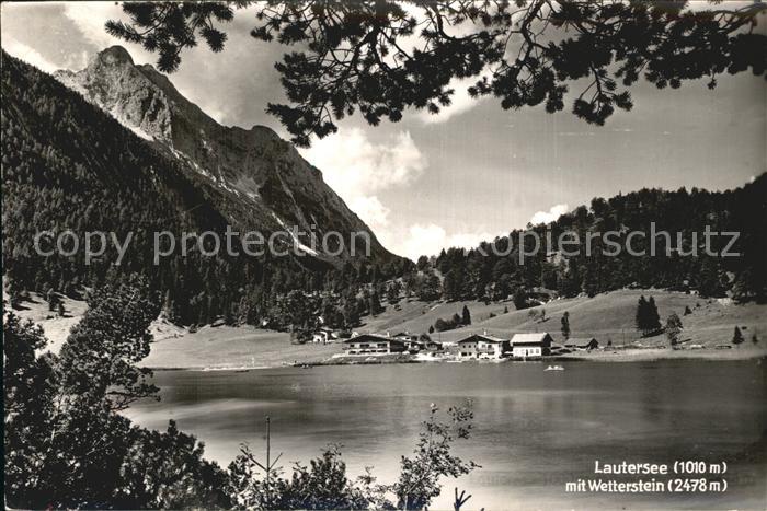 Lautersee Mittenwald mit Wetterstein