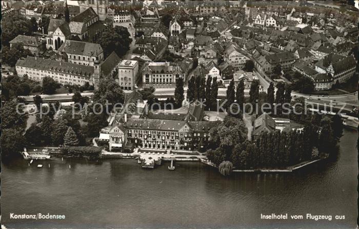 Konstanz Bodensee Inselhotel Fliegeraufnahme