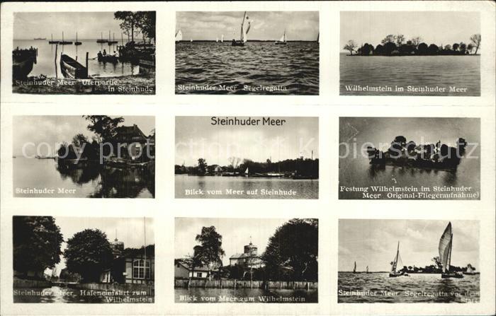 Steinhuder Meer Segelregatta Festung Wilhelmstein Hafen Uferpartie Marre Spezial