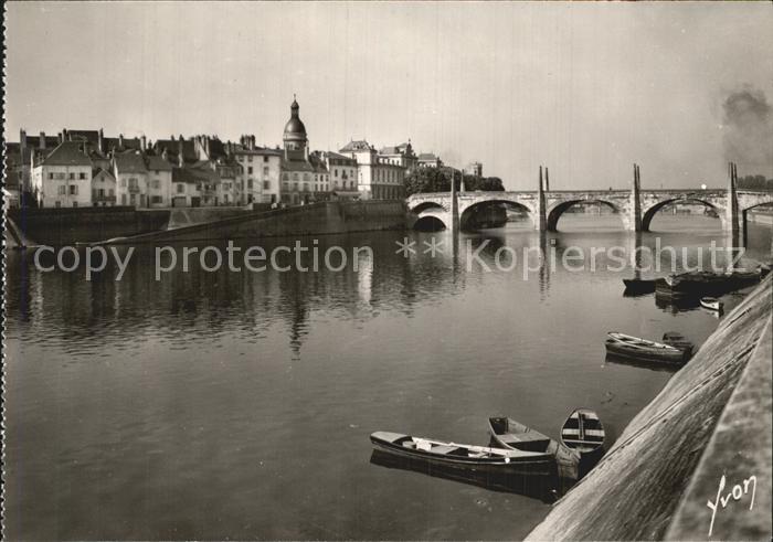 Chalon-sur-Saone La Saone Ile d Amour Pont St Laurent Quai de la Monnaie
